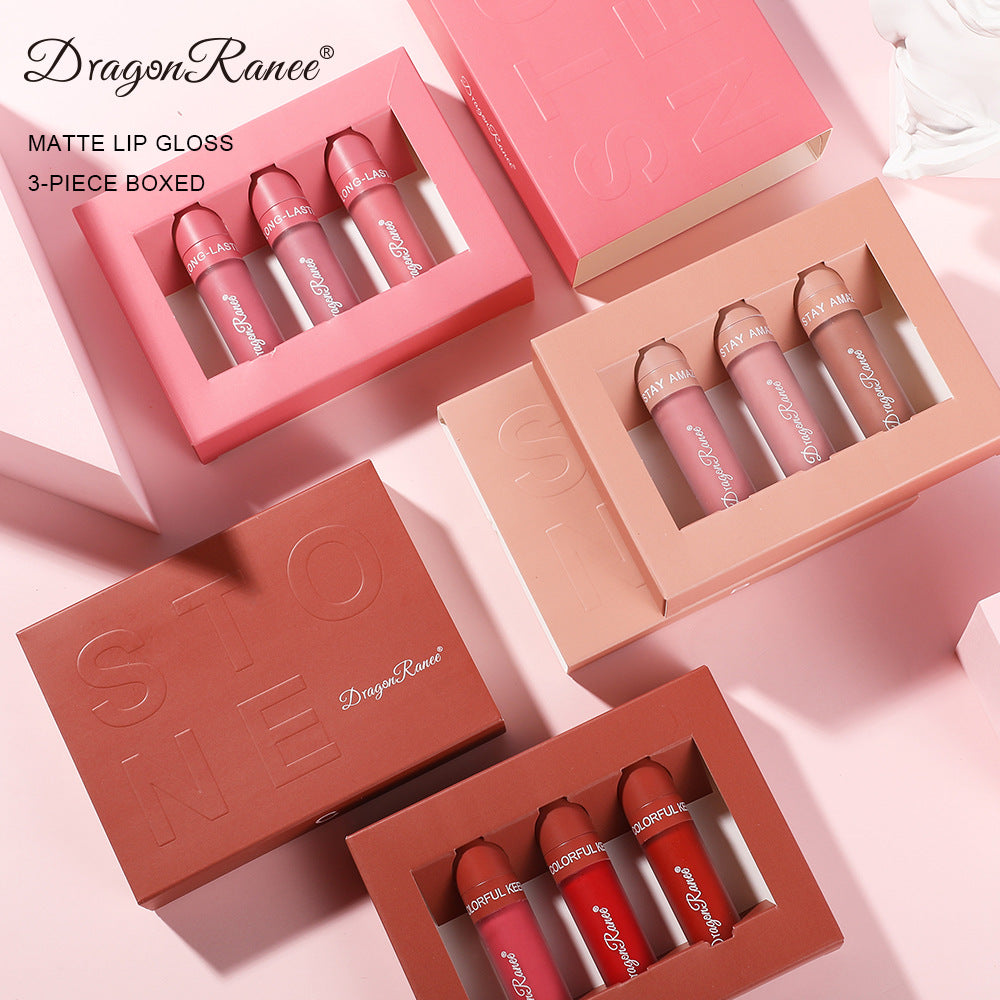 Matte Lip Gloss Set - 3 Piece