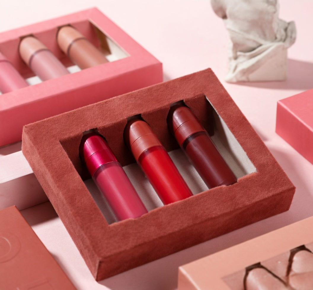 Matte Lip Gloss Set - 3 Piece