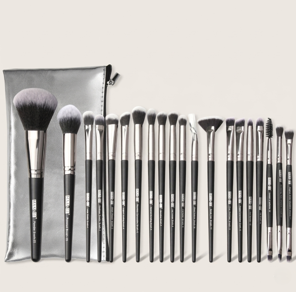 Makeup Brush Set with Brush Bag 12-Piece