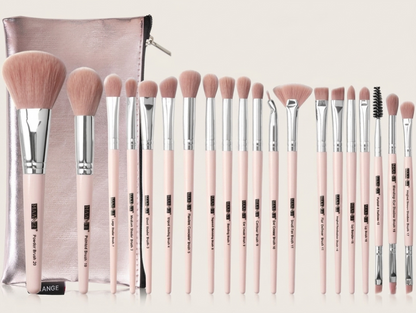 Makeup Brush Set with Brush Bag 12-Piece