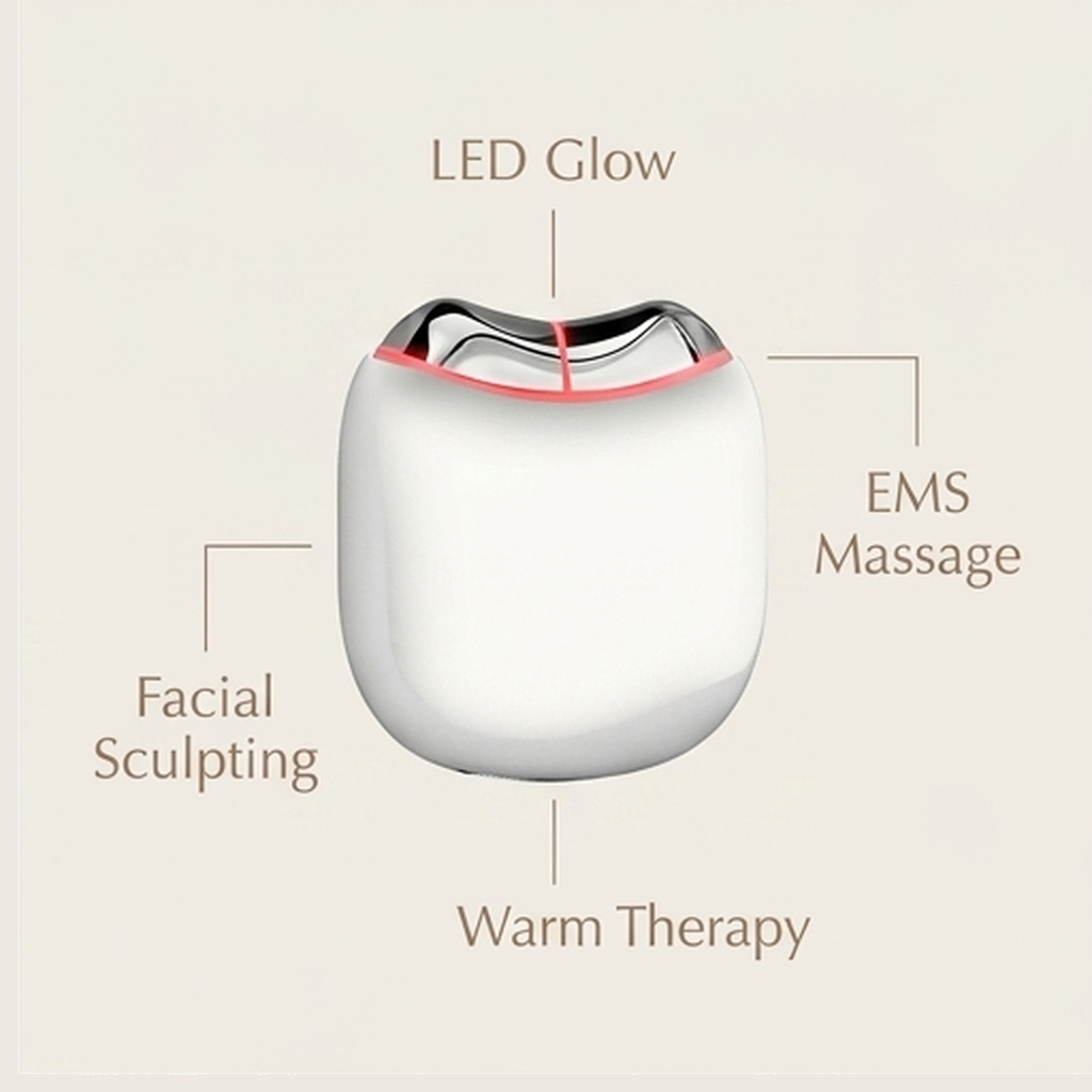 4-in-1 LED Facial Sculpting Massager benefits image