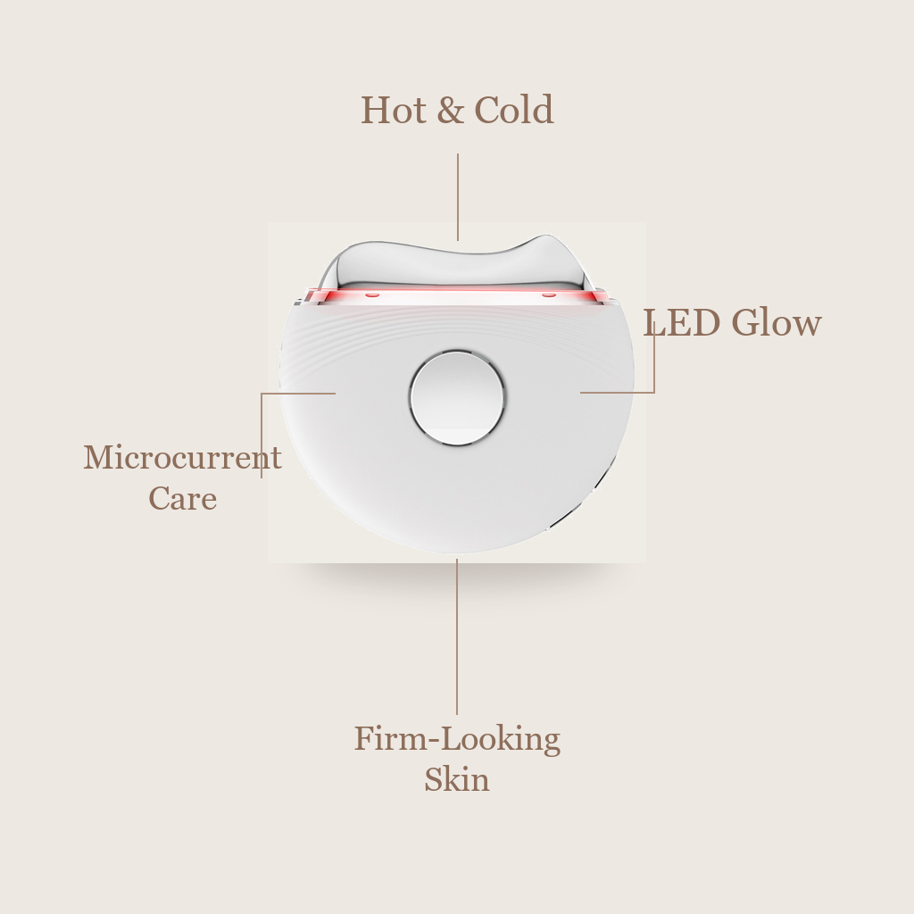 Hot & Cold Microcurrent Facial Device benefits image