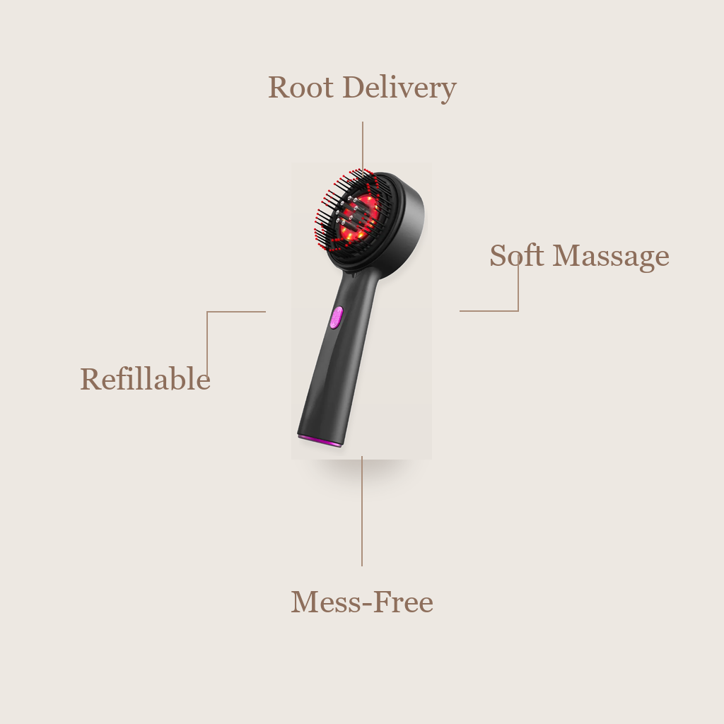 Scalp Serum Applicator Comb benefits image