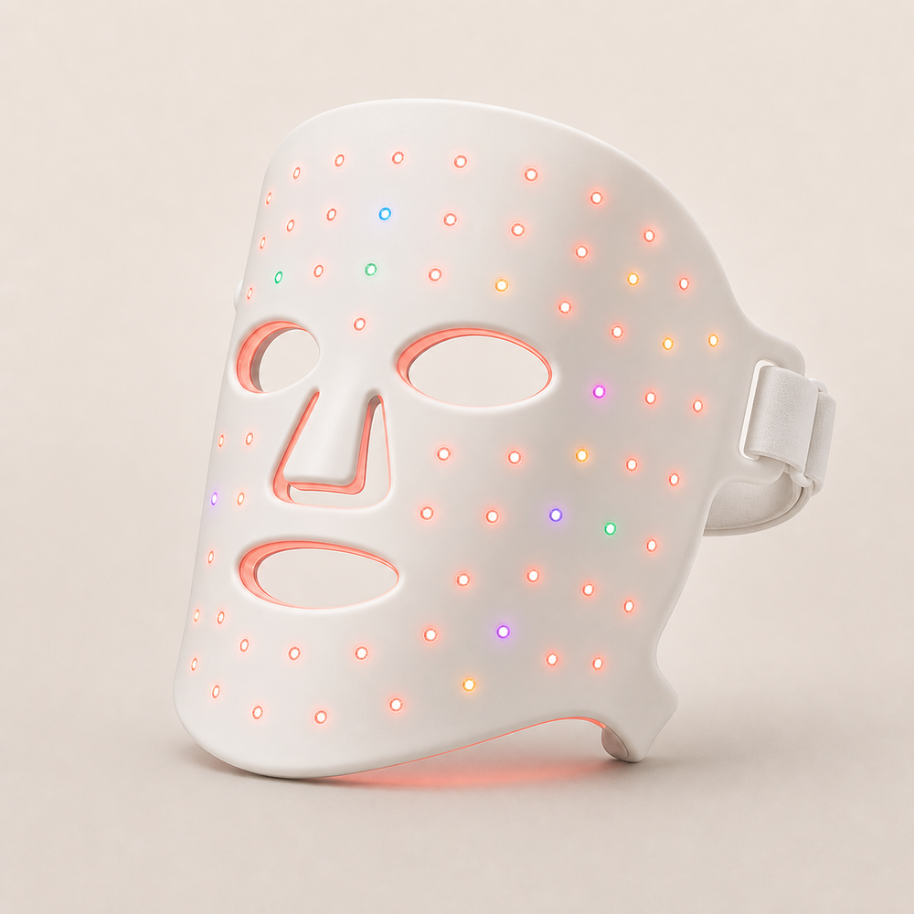 Veloura LED Light Therapy Face Mask - White Infrared 4 Colours clean AI product image