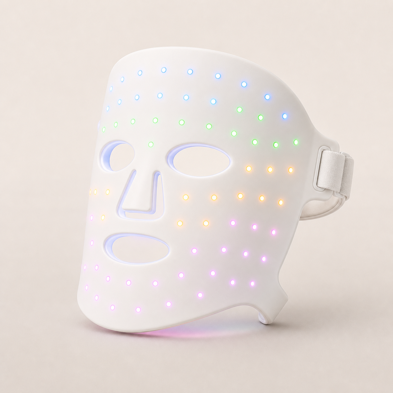 Veloura LED Light Therapy Face Mask - White LED 4 Colours clean AI product image