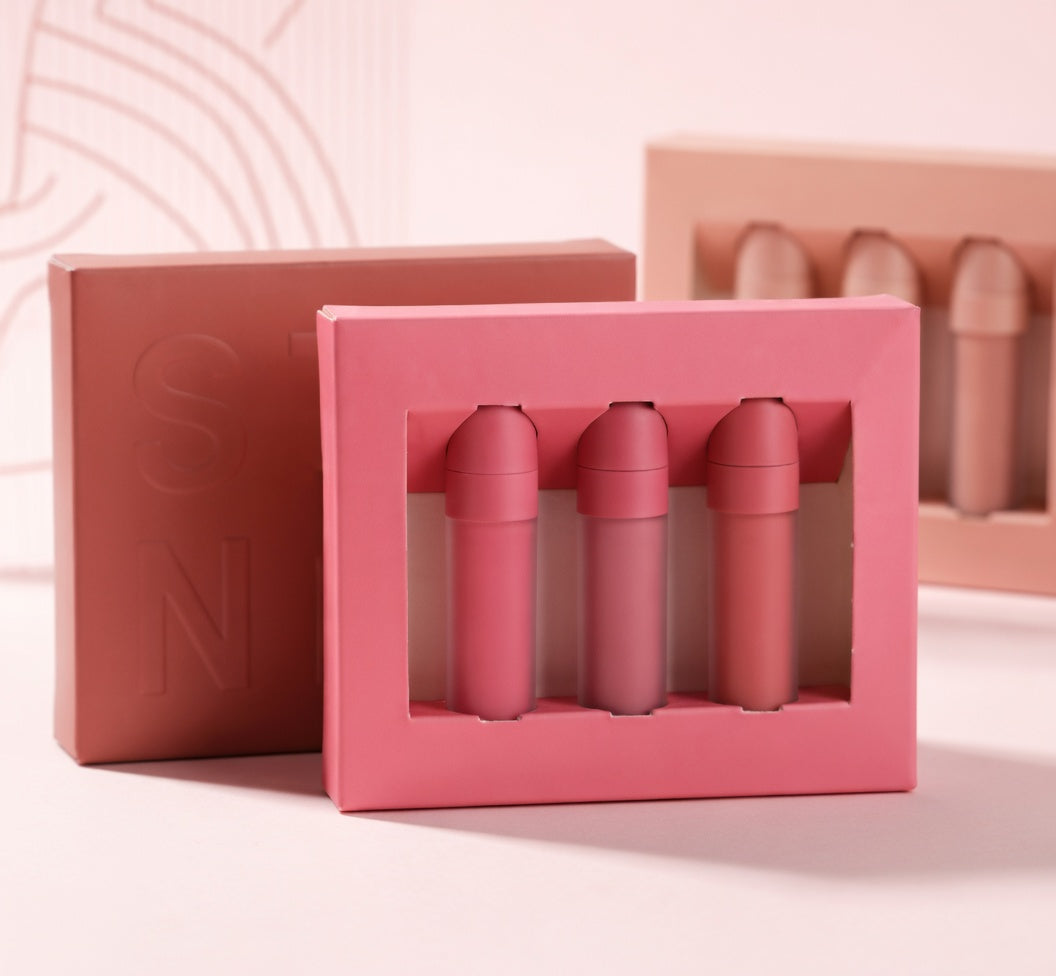 Matte Lip Gloss Set - 3 Piece